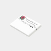 Zachte Pixel Bloom-schilderkunst  Post-it® Notes (Schuin)