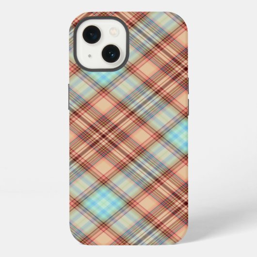 Zachte Plaid - Take Two iPhone Hoesje (Achterkant)