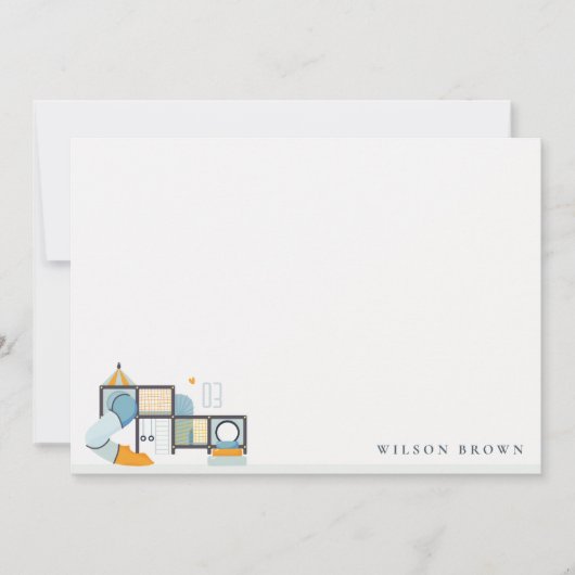 Zachte Play Center Indoor Oerwoud Gym Kinderen van Notitiekaartje (Voorkant)