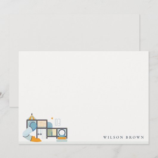 Zachte Play Center Indoor Oerwoud Gym Kinderen van Notitiekaartje (Voorkant / Achterkant)