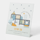 Zachte Play Center Oerwoud Gym Birthday Custom Par Reclamebord Met Voetstuk (Voorkant)