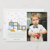 Zachte Play Center Oerwoud Gym Kinder foto Birthda Bedankkaart (Voorkant)