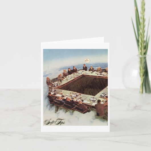 Zachte politiek - feestdagen kaart (Voorkant)