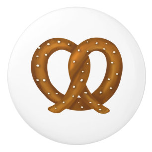 Zachte pretzel eigenzinnige Schattigee hardware Keramische Knop