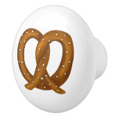 Zachte pretzel eigenzinnige Schattigee hardware Keramische Knop (Rechts)