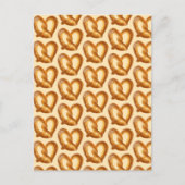 Zachte pretzel met zout briefkaart (Voorkant)