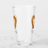 Zachte pretzel met zout glas (Links)