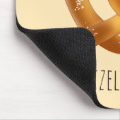 Zachte pretzel met zout muismat (Hoek)