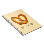 Zachte pretzel met zout notitieboek (Rechterzijde)