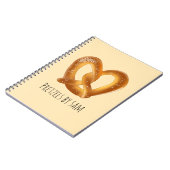 Zachte pretzel met zout notitieboek (Linkerzijde)