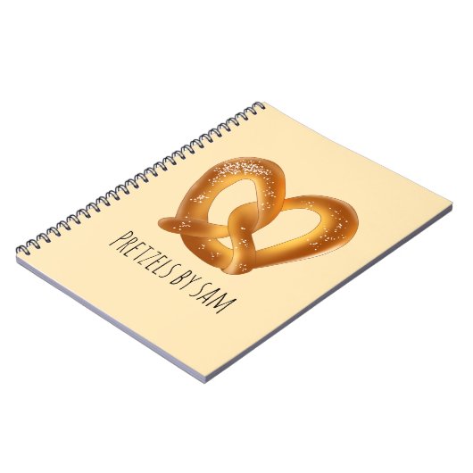 Zachte pretzel met zout notitieboek (Linkerzijde)