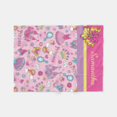 Zachte Prinses Vliesdeken Fleece Deken (Voorkant (Horizontaal))