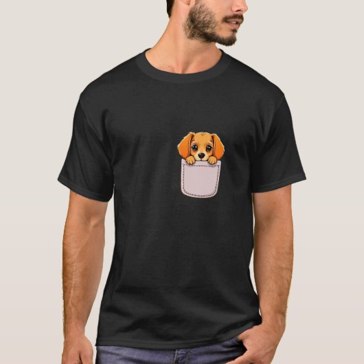 Zachte puppy zak t-shirt (Voorkant)