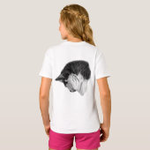 Zachte rand, rustige stemming t-shirt (Achterkant volledig)
