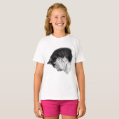 Zachte rand, rustige stemming t-shirt (Voorkant volledig)