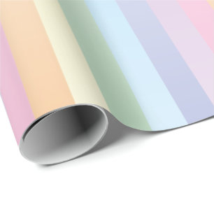 Zachte regenboog cadeaupapier