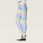 zachte regenboog holografisch | pastel leggings (Links)
