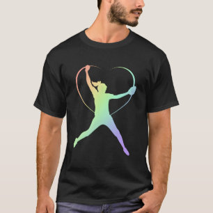 Zachte regenboog softbal cadeau idee voor tiener m t-shirt
