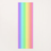 zachte regenboog van kleuren op een jogasmat yogamat (Achterkant)