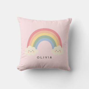Zachte Regenboog Worp Kussen 