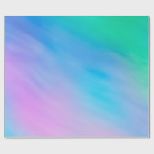 Zachte regenboogkleurige hemel cadeaupapier (Vlak)