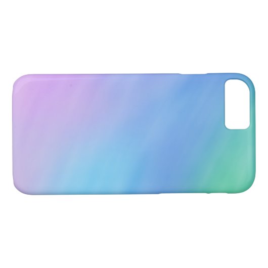 Zachte regenboogkleurige hemel Case-Mate iPhone case (Achterkant (Horizontaal))