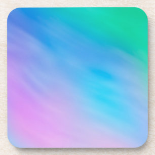 Zachte regenboogkleurige hemel drankjes onderzetter