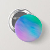 Zachte regenboogkleurige hemel ronde button 5,7 cm (Voorkant /achterkant)