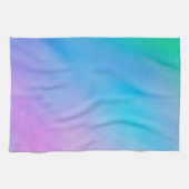 Zachte regenboogkleurige hemel theedoek (Horizontaal)