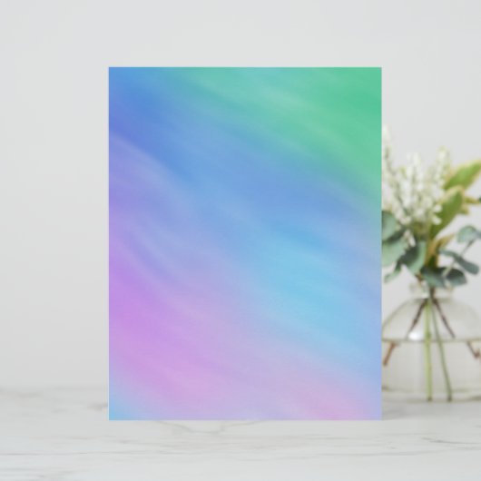 Zachte regenboogkleurige hemelsteen (Staand voorkant)