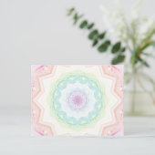 Zachte regenboogspirograaf briefkaart (Staand voorkant)