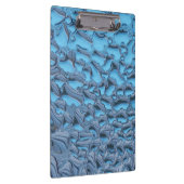 Zachte regendruppels op blauw glas klembord (Rechts)