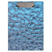 Zachte regendruppels op blauw glas