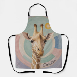Zachte reus: Pastel Giraffe Schort