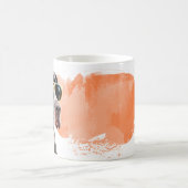 Zachte reusachtige Waterverf Grote Deen Mok (Center)