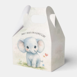Zachte Reuzenolifant Blauwe Safari Baby Shower Bedankdoosjes
