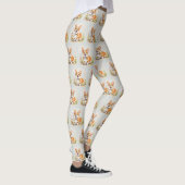 Zachte rode Pembroke Welsh Corgi hond Leggings (Rechts)