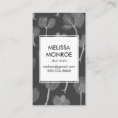 Zachte rokerbomen Natuur Abstracte mysterie Visitekaartje (Achterkant)