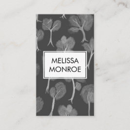 Zachte rokerbomen Natuur Abstracte mysterie Visitekaartje