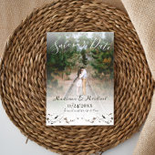 Zachte Romantische foto bespaart de datum aankondi Kaart