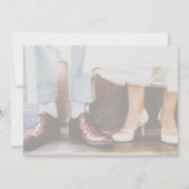 Zachte Romantische Foto-Typografie 30 Save the Dat Date (Achterkant)