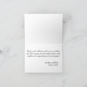 Zachte Romantische Roze Petunia Bedankkaart (Binnen)