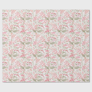 Zachte Romantische Waterverf Roze Bloesem Botanisc Cadeaupapier