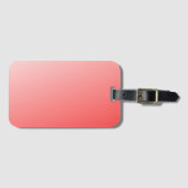 Zachte rood roze verloop achtergrond minimaal abst bagagelabel (Voorkant (horizontaal))