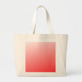 Zachte rood roze verloop achtergrond minimaal abst grote tote bag (Voorkant)