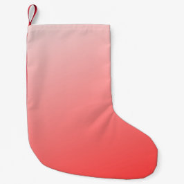Zachte rood roze verloop achtergrond minimaal abst kleine kerstsok