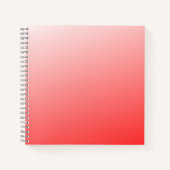 Zachte rood roze verloop achtergrond minimaal abst notitieboek (Voorkant)