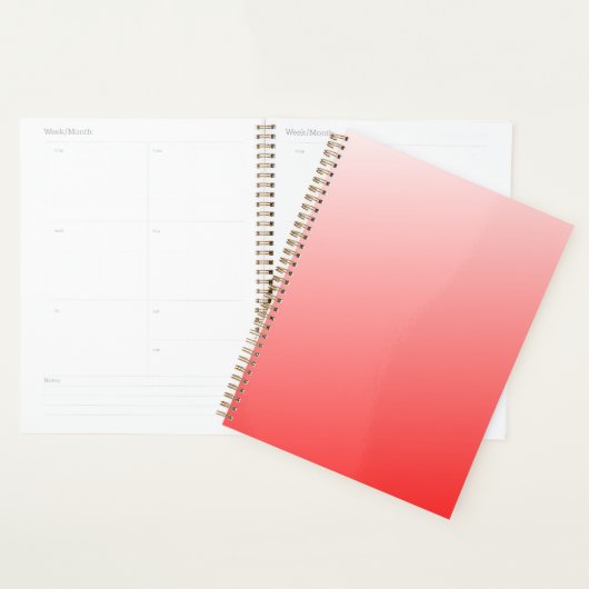 Zachte rood roze verloop achtergrond minimaal abst planner (Display)