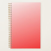 Zachte rood roze verloop achtergrond minimaal abst planner (Voorkant)