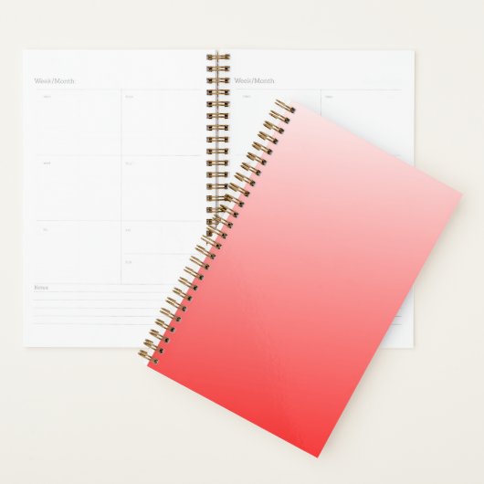 Zachte rood roze verloop achtergrond minimaal abst planner (Display)
